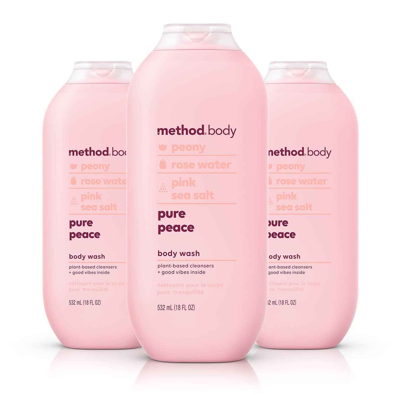 Method Body Wash, Paraben and Phthalate Free, 18 oz (Pack of 3)