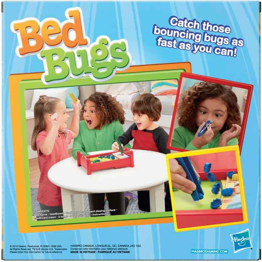 Bed Bugs Board Game | The Classic Game of Critter-Catchin’ Fun | Kids and Preschool Games | Ages 4 and Up | 2 to 3 Players | Family Games | Easter Gift for Kids (Amazon Exclusive)