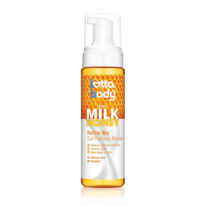 Lottabody_Refine_Me_Curl_Defining_Mousse_with_Milk_&_Honey,_Lightweight,_Moisture-Rich_Frizz-Control_Styling_Mousse_for_Softly_Defined_Natural_Curly_&_Coily_Hair,_7_oz
