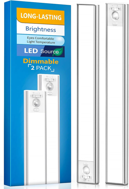 Under_Cabinet_Lighting,_LED_Motion_Sensor_Light_Indoor,_2200mAh_USB_Rechargeable_Closet_Lights_Battery_Operated,_Stick_On_Magnetic_Wireless_Dimmable_Under_Counter_Lights_for_Kitchen,_Stairs_(2_Pack)_-_8_inch/13_inch