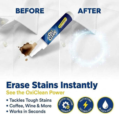 OxiClean On The Go Stain Remover Pen, 0.74 Fl Oz – Instant Travel Stain Cleaner for Clothes, Food, Wine, Coffee, Makeup, Portable & Easy Use