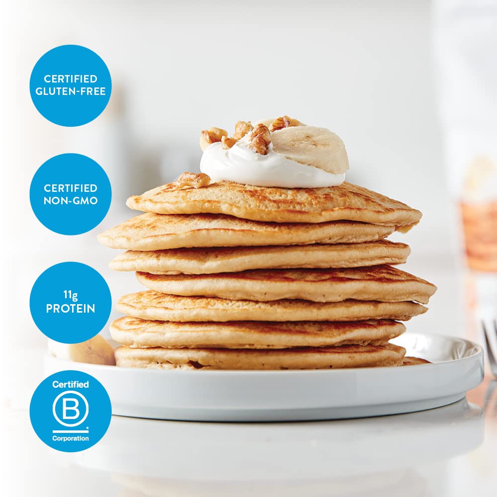 King_Arthur_Flour_Gluten_Free_Protein_Pancake_Mix,_Non-GMO_Project_Verified,_No_Sugar_Added,_Non-Dairy,_12_Oz