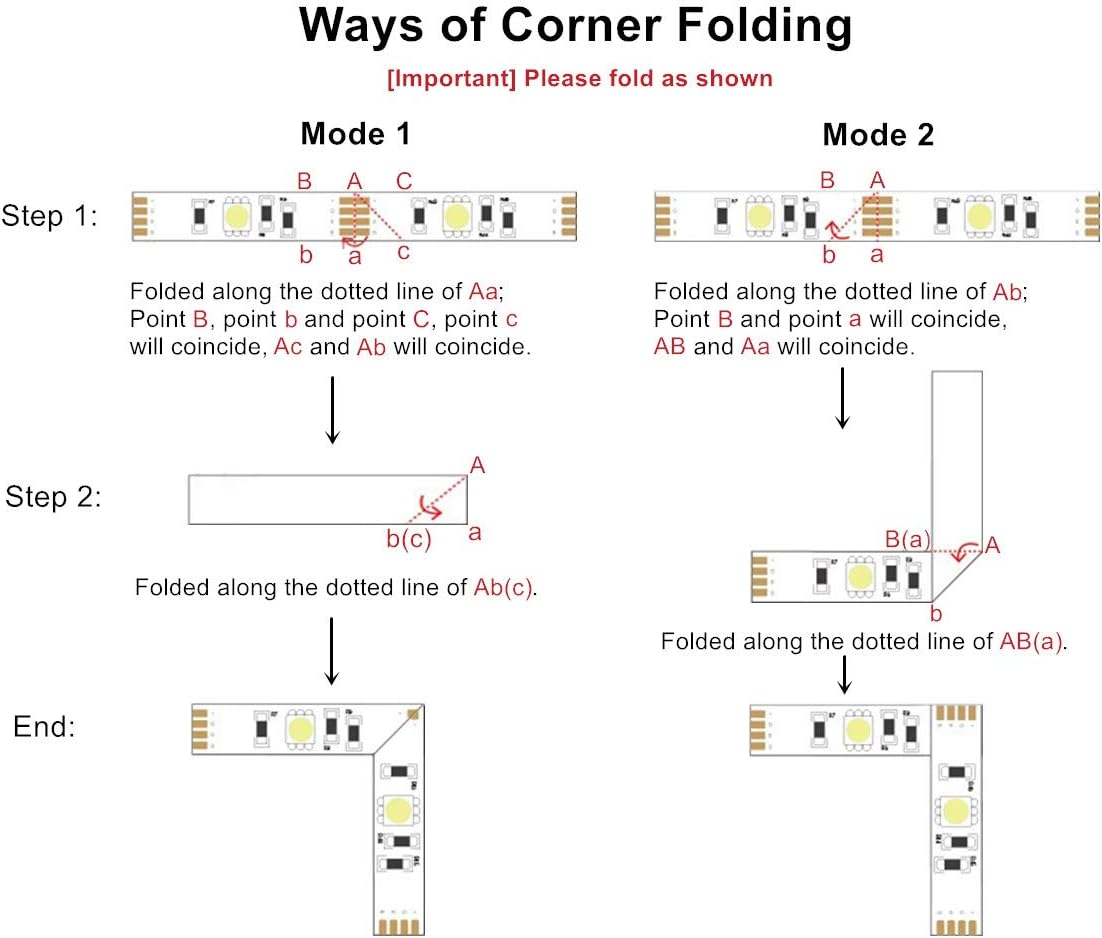 ACONDE_6.56_feet/9.84_feet_USB_LED_Strip_Lights,_DIY_Indoor_Decoration,_TV_Backlight,_24_Keys_Remote