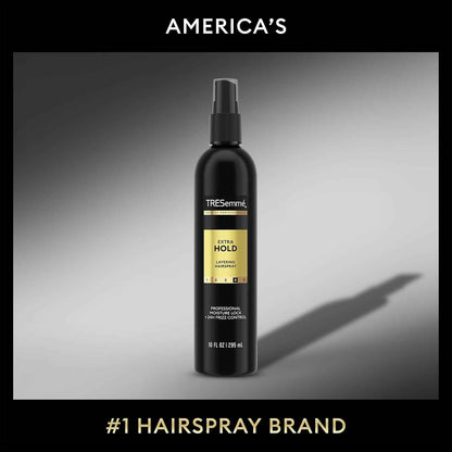 TRESemmé Extra Hold Hairspray, Non-Aerosol 3-Pack, 24H Hold & Frizz Control + Keratin Repair Hair Mask