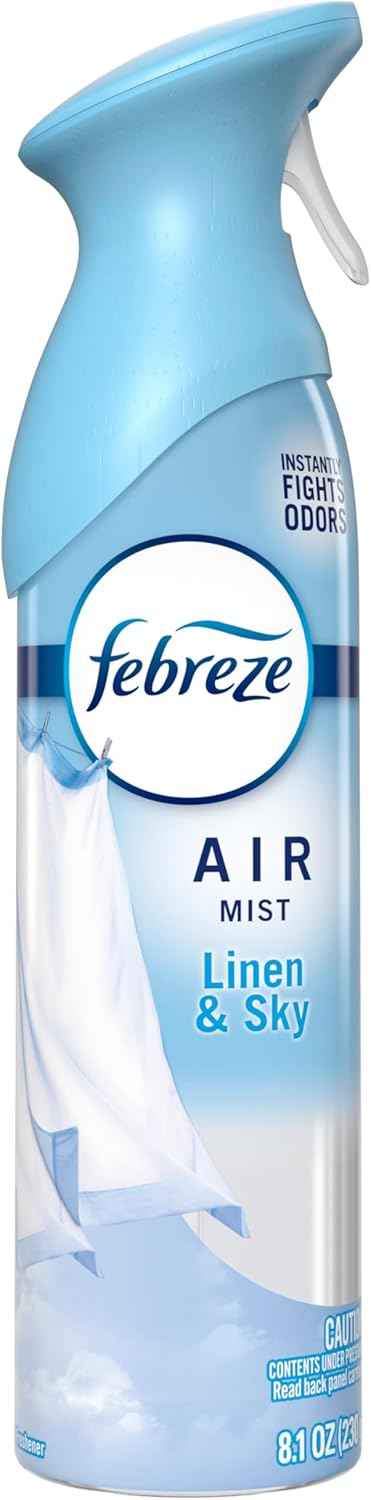 Febreze Air Mist, Air Freshener Spray, Odor Fighting Room Spray, Deodorizer for Home Bathroom Kitchen Office Apartment Dorm Room Classroom