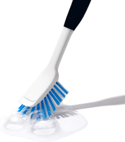 OXO_Good_Grips_Dish_Brush,_Nylon_Bristles_with_Built-in_Scraper,_Safe_for_Non-Stick_Cookware,_Non-Slip_Handle,_Dishwasher_Safe