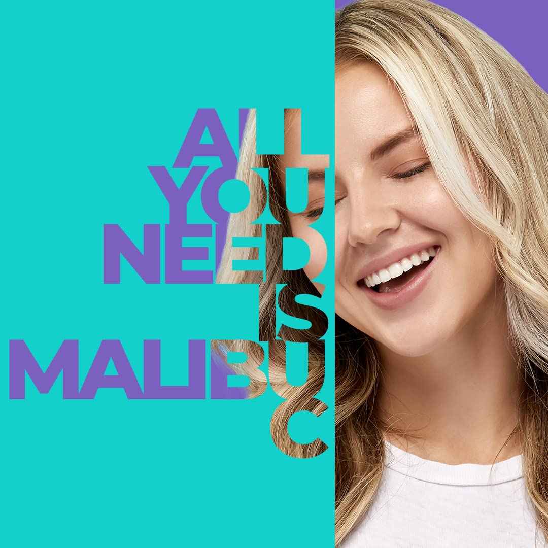 Malibu C Blondes Wellness Remedy - Removes Discoloration from Bleached, Highlighted or Natural Blonde Hair + Restores Vibrance and Shine with Vitamin C Complex