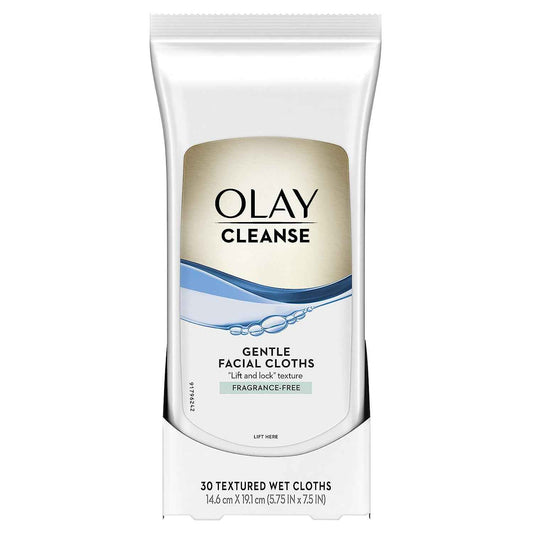 Olay Cleanse Gentle Facial Cloths, Fragrance Free