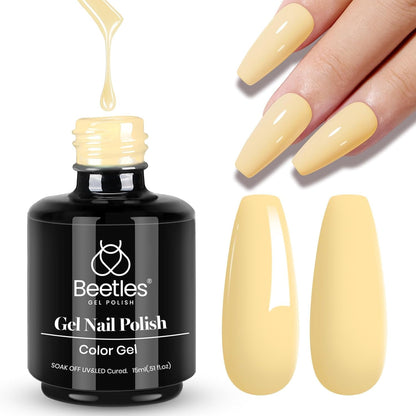Beetles_Yellow_Gel_Polish_-_Lemon_Chiffon_15ML/0.51Fl_Oz,_Pastel_Yellow_Gel_Nail_Polish,_Soak_Off_UV_LED_Lamp_Pastel_Nails_Art,_Long-Lasting_Manicure_Salon_DIY_Home_Easter_Spring_Nails