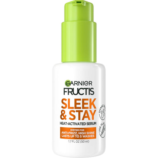 Garnier_Fructis_Sleek_and_Shine_Sleek_and_Stay_Hair_Serum_for_Frizzy,_Dry_Hair,_Heat_Protectant_Formulated_with_Alpha_Silane,_1.7_Fl_Oz(Packaging_May_Vary)