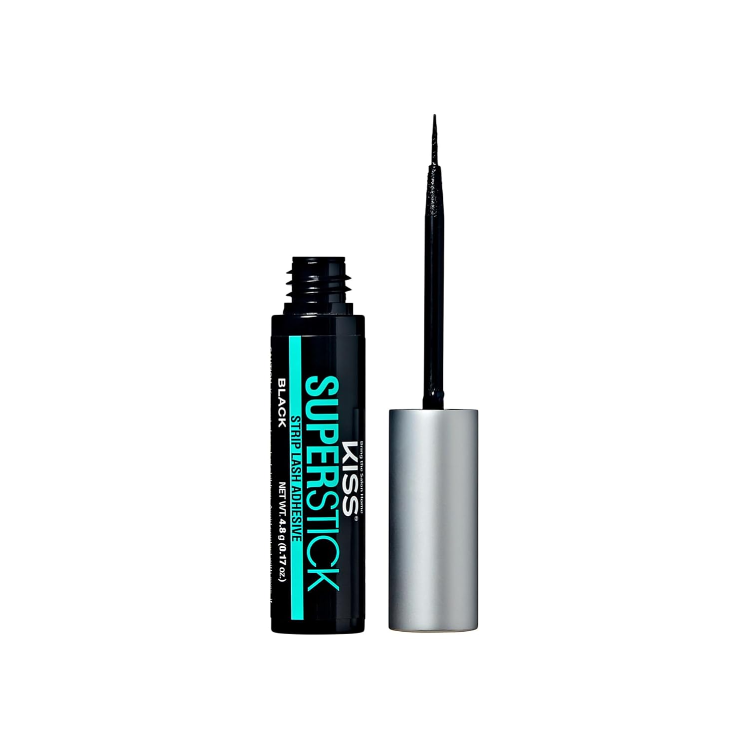 KISS_SuperStick_5-Day_Extended_Wear_Strip_Lash_Adhesive,_Quick_Drying_Lash_Glue,_Witch_Hazel_&_Cactus_Extract_Infused,_Brush_Applicator,_Net_Wt._4.8g_(0.17_oz.),_Black