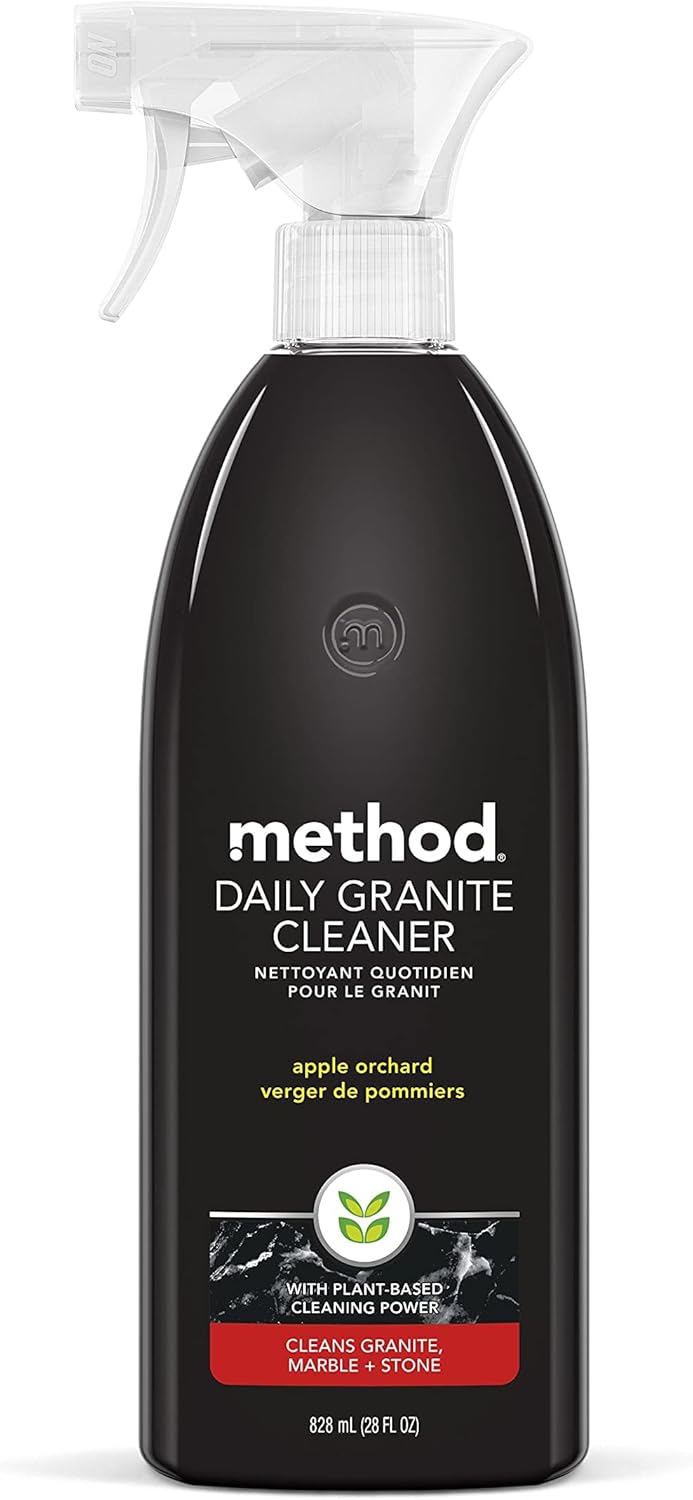 Method_Daily_Granite_Cleaner_Spray,_Apple_Orchard,_Cleaning_Agent_for_Granite,_Marble,_and_Other_Sealed_Stone,_28_oz_Spray_Bottle_(Pack_of_1)