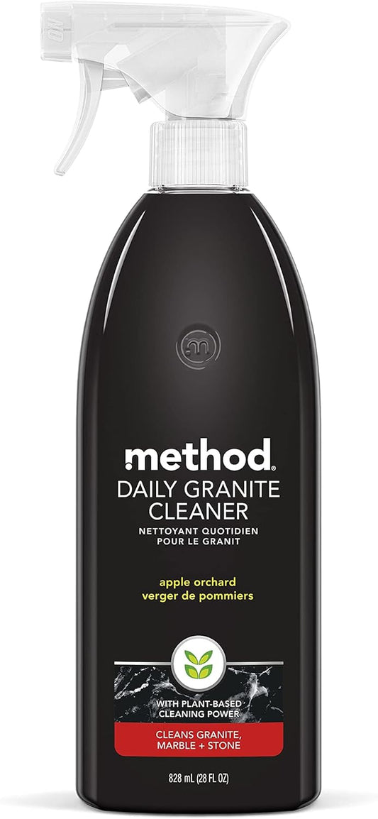 Method_Daily_Granite_Cleaner_Spray,_Apple_Orchard,_Cleaning_Agent_for_Granite,_Marble,_and_Other_Sealed_Stone,_28_oz_Spray_Bottle_(Pack_of_1)