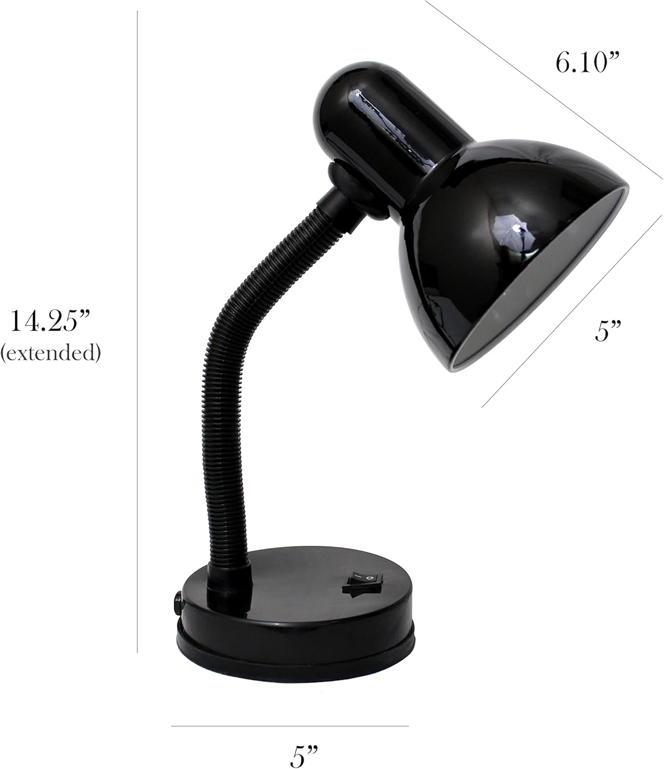 Simple_Designs_LD1003-BLK_Basic_Metal_Desk_Lamp_with_Flexible_Hose_Neck_for_Office,_Living_Room,_Bedroom,_College_Dorm,_Bookshelf,_Black