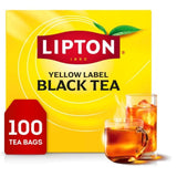 Lipton Black Tea Bags, Hot or Iced tea bags, 100 Total Count