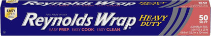 Reynolds Wrap Aluminum Roll, Thick Heavy Duty Foil for Added Strength and Durability, Secure Easy Open and Close Tab
