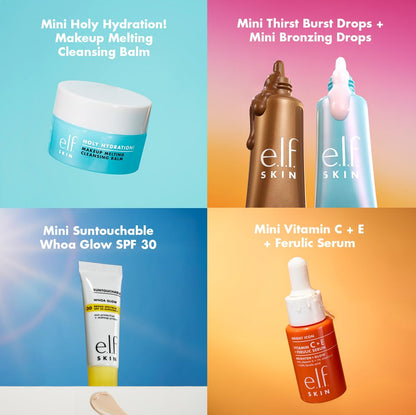 e.l.f._SKIN_Best_&_Obsessed_Skincare_Kit,_Travel-Size_Makeup_Remover,_Sunscreen_&_Brightening_Serums_For_Glowy_Skin,_Vegan_&_Cruelty-Free