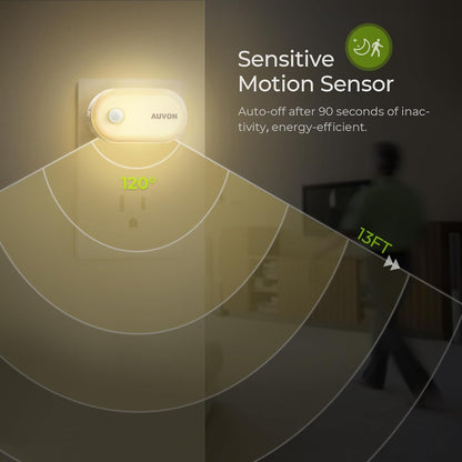 AUVON_Night_Light_Plug_in_with_Motion_Sensor_(120_Lumens),_Dimmable_Smart_LED_Night_Lights,_1-120lm_Brightness,_for_Bathroom,_Hallway,_Garage,_Toilet_(4_Pack)