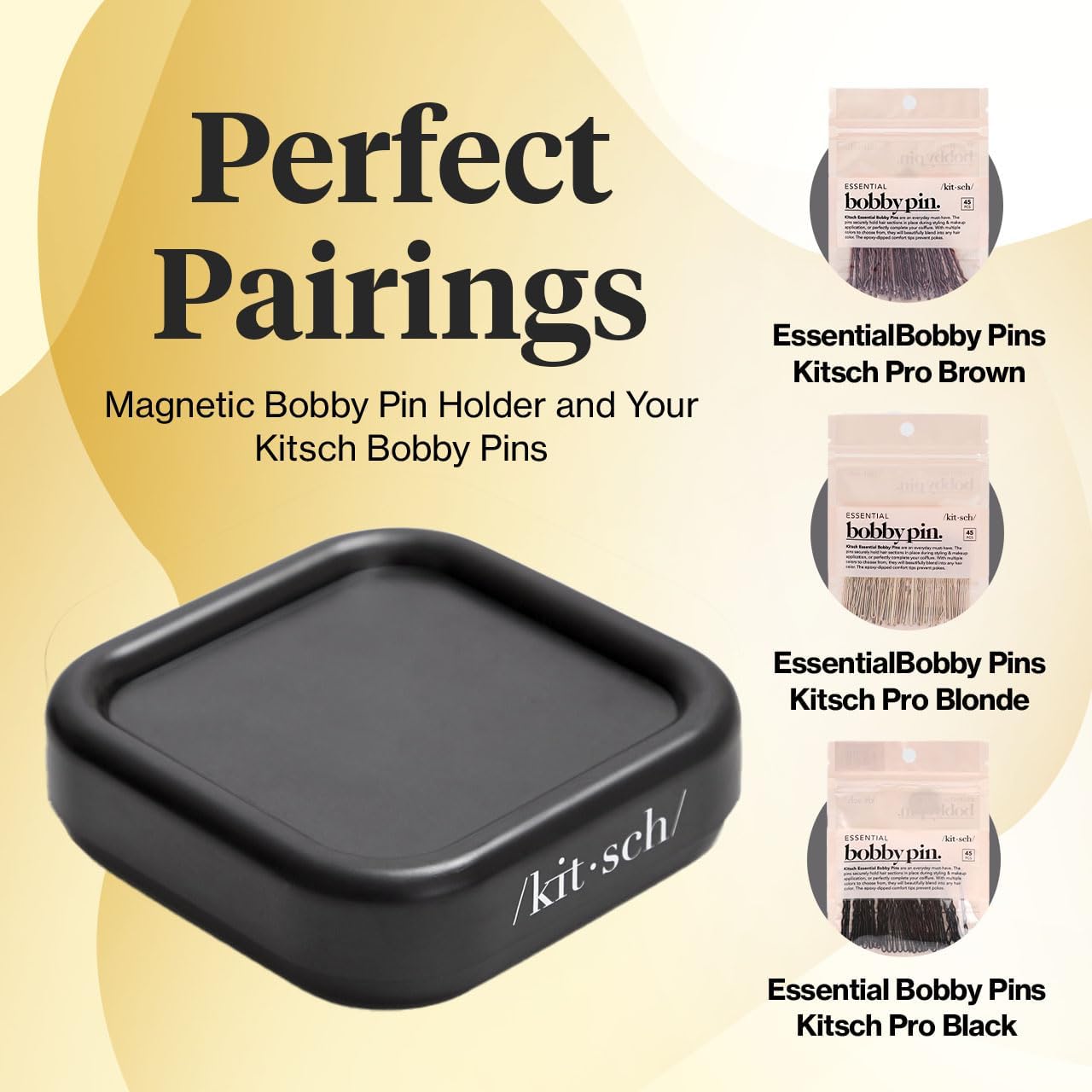 Kitsch_Magnetic_Bobby_Pin_Holder_-_Cute_Stuff,_Strong_Magnetic_Pin_Holder_for_Desk_&_Vanity,_Securely_Holds_Metal_Hair_Clips,_Bobby_Pins_&_Paper_Clip_|_Ideal_Gifts_for_Women_-_Black,_1_Pc