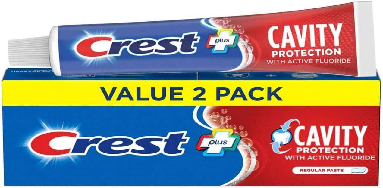 Crest Cavity Protection Toothpaste, Regular Paste, 5.7 Oz (Pack Of 2)