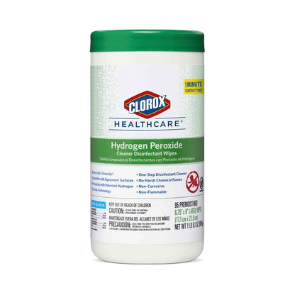 Clorox Healthcare Hydrogen Peroxide Cleaner Disinfectant Wipes