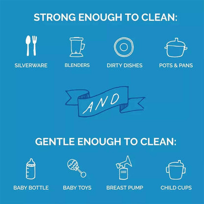 Seventh Generation Dishwasher Detergent Powder + Rinse Aid, Free & Clear, Biodegradable, Plant-Based & Fragrance-Free, Septic Safe