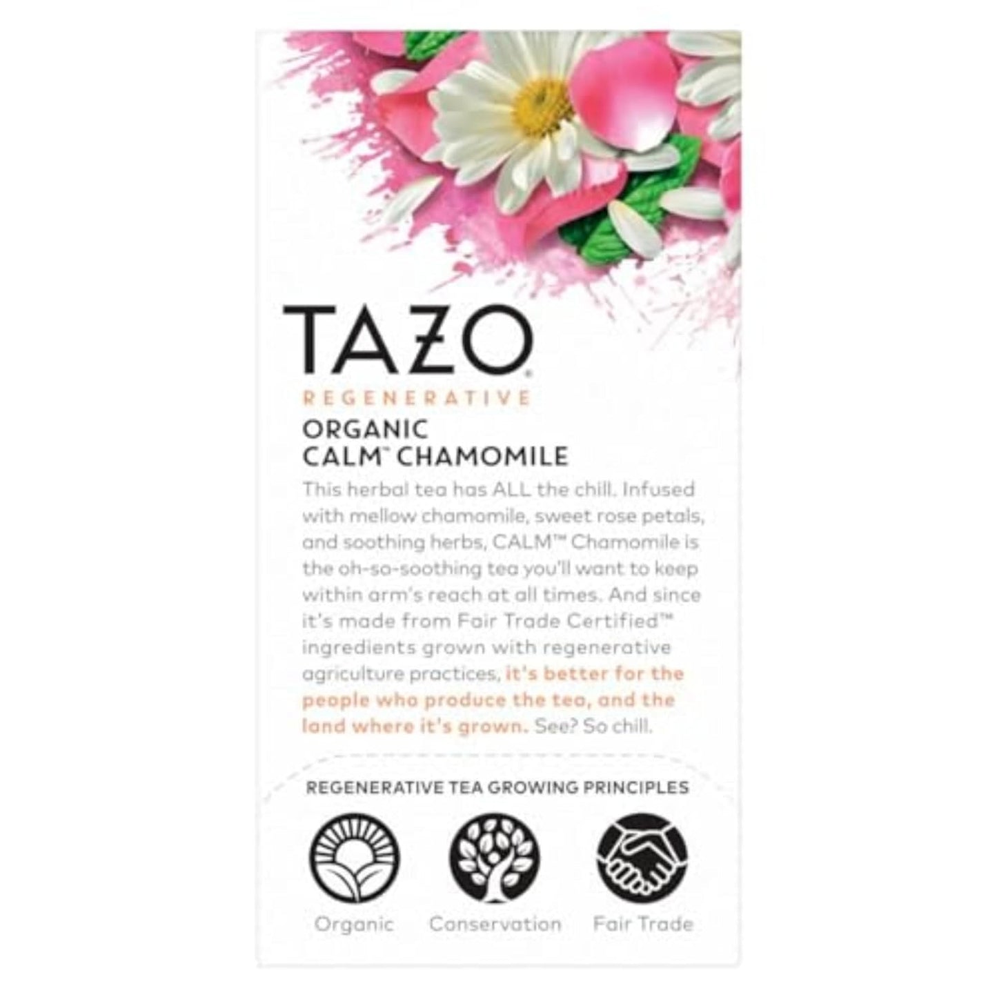 TAZO_Calm_Chamomile_Herbal_Tea_Bags,_Caffeine_Free,_96_Total_Tea_Bags_(16ct_-_Pack_of_6)
