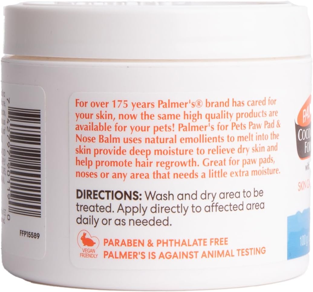 Palmer's_for_Pets_Cocoa_Butter_Paw_Pad_and_Nose_Balm_for_Dogs,_Fragrance_Free_Dog_Skin_Soother_with_Vitamin_E_for_Dry_Paws_and_Noses,_Plant_Based_Formula,_3.5_Oz