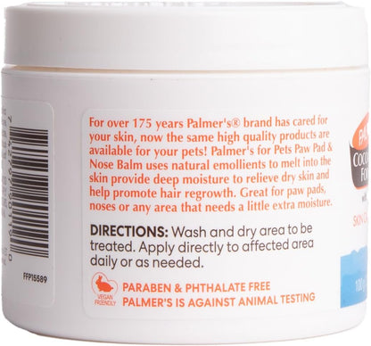 Palmer's_for_Pets_Cocoa_Butter_Paw_Pad_and_Nose_Balm_for_Dogs,_Fragrance_Free_Dog_Skin_Soother_with_Vitamin_E_for_Dry_Paws_and_Noses,_Plant_Based_Formula,_3.5_Oz