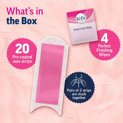 Veet Full Body Waxing Kit for Normal Skin,