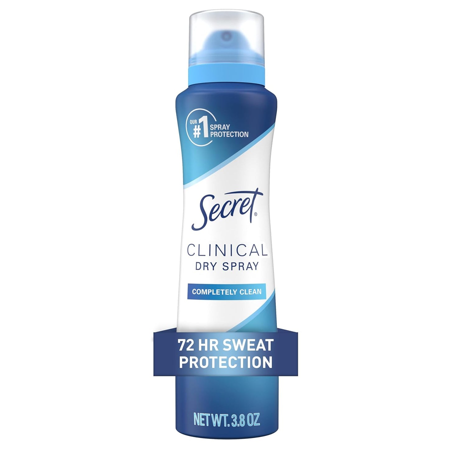 Secret_Clinical_Strength_Dry_Spray_Antiperspirant_Deodorant_for_Women,_3X_Stress_Protection,_72hr_Sweat_&_Odor_Protection,_PH_Balancing_Minerals,_Completely_Clean_Scent,_3.8_oz