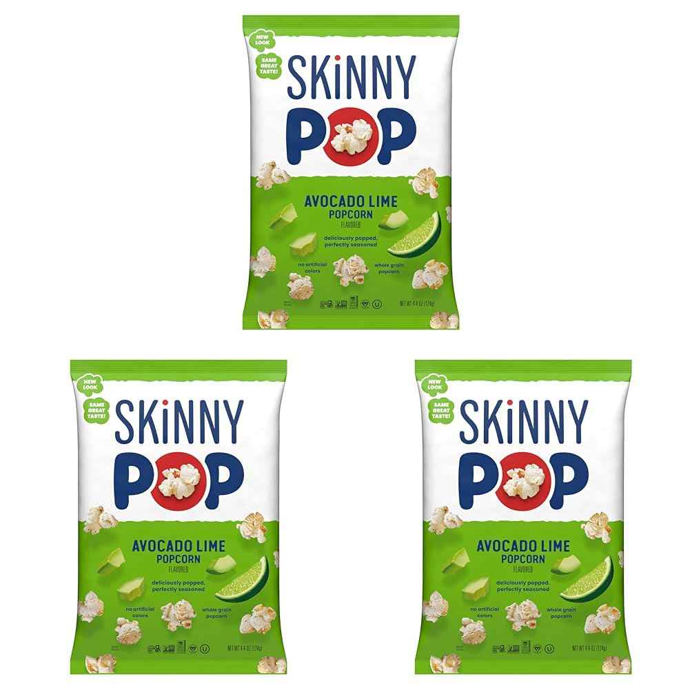 SkinnyPop Flavored Kettle Popcorn, Harry Potter Snacks, Gluten Free, Vegan, Non-GMO, Dairy Free, SkinnyPop, 5.3oz Grocery Sized Bag