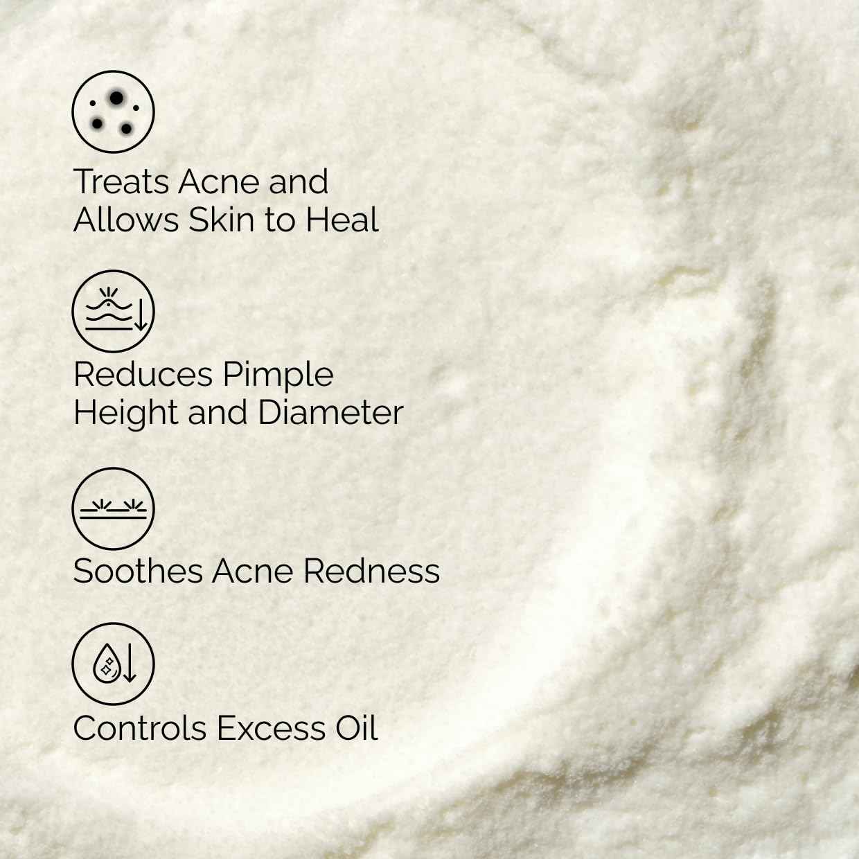 The Ordinary Sulfur 10% Powder-to-Cream Acne Spot Treatment Concentrate, Reduces Pimple Size and Zit Redness, 0.18 Oz