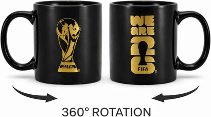 Official FIFA World Cup 2026 Edition - 12oz Ceramic Mug - Etched FIFA Emblem - Collector’s Souvenir - Perfect for Home, Office, Enjoying a Hot Latte, Coffee, Mocha, or Tea in the Kitchen
