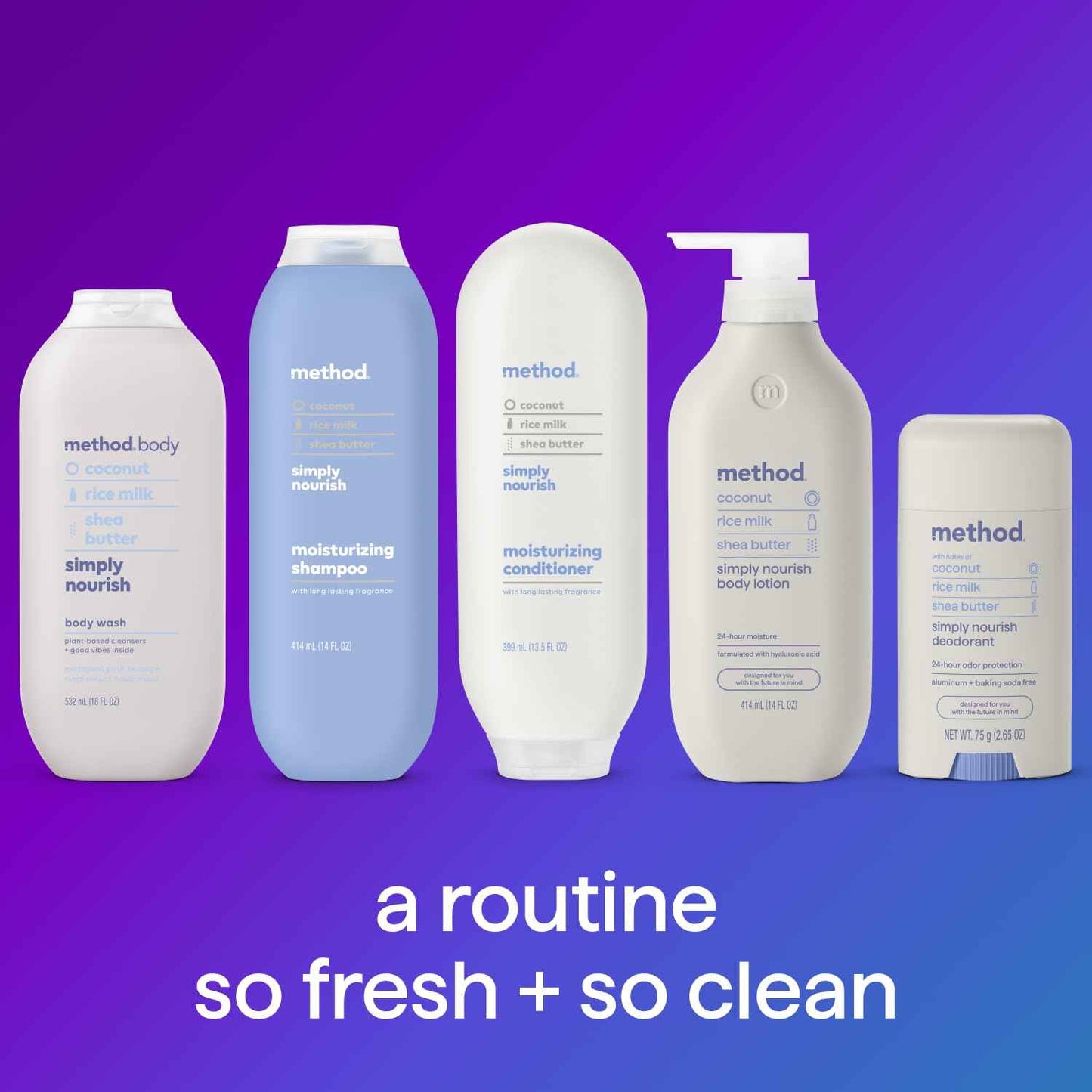 Method Body Wash, Paraben and Phthalate Free, 18 oz (Pack of 3)
