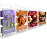 UCC Premium Wax Melts, Fall Variety Fragrance Melts, Scented Soy Wax Melts Cubes, Natural Plant Based Highly Scented Wax Melts Tarts