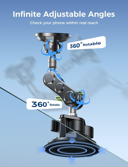MAGIC_JOHN_Magnetic_Car_Phone_Holder_[Strong_Suction&Strong_Magnetic]_360°_Adjustable_Car_Phone_Mount_for_Windshield,_Ultra-Durable_Metal,_Suction_Cup_Car_Phone_Mount_for_iPhone_Samsung_All_Smartphone