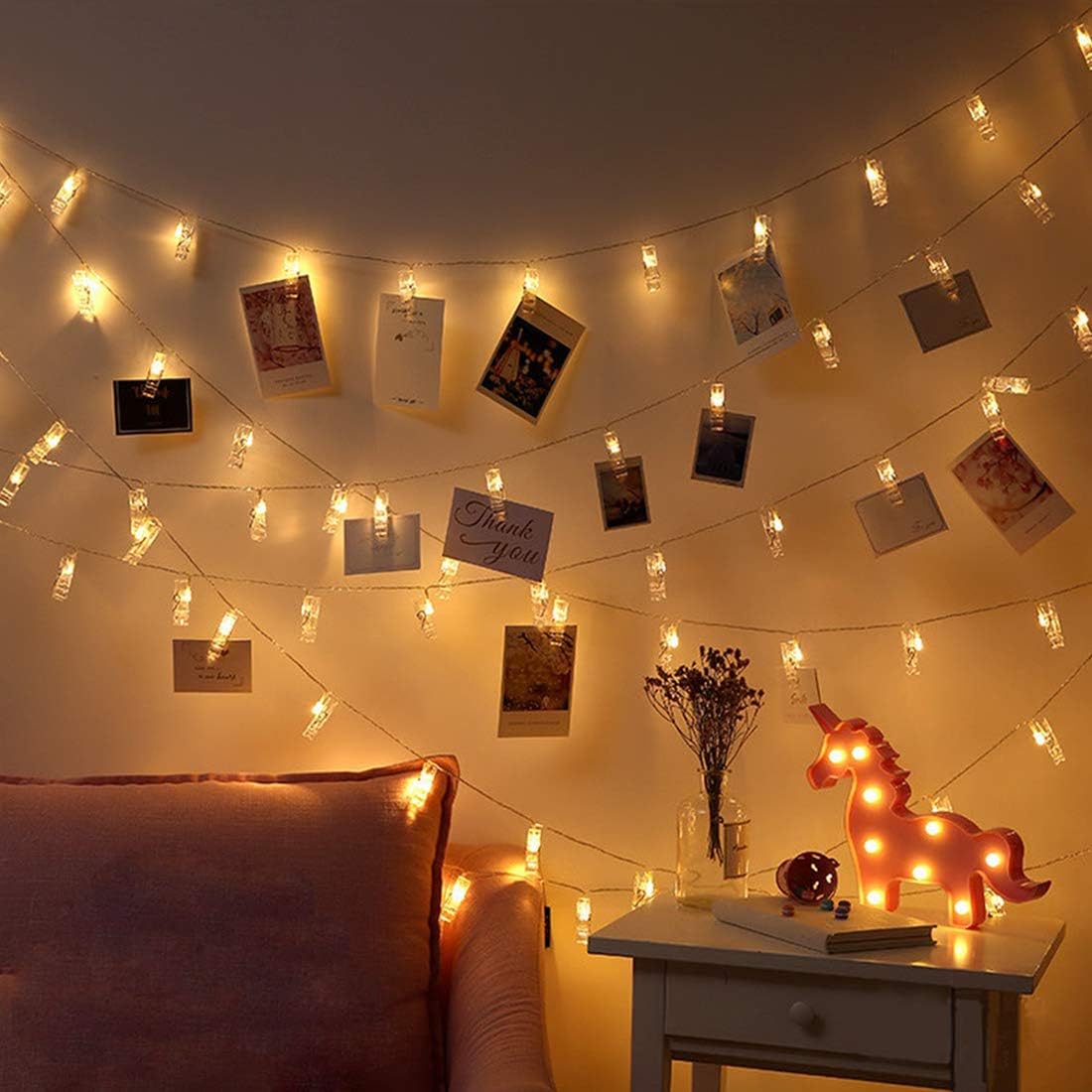 Dopheuor_Photo_Clip_String_Lights_LED_Battery_Operated_Starry_Fairy_Copper_String_Lights_with_Clips_Warm_White_for_Pictures_Bedroom_Wall_Patio_Halloween_Thanksgiving_Christmas_Party_Wedding_Decor