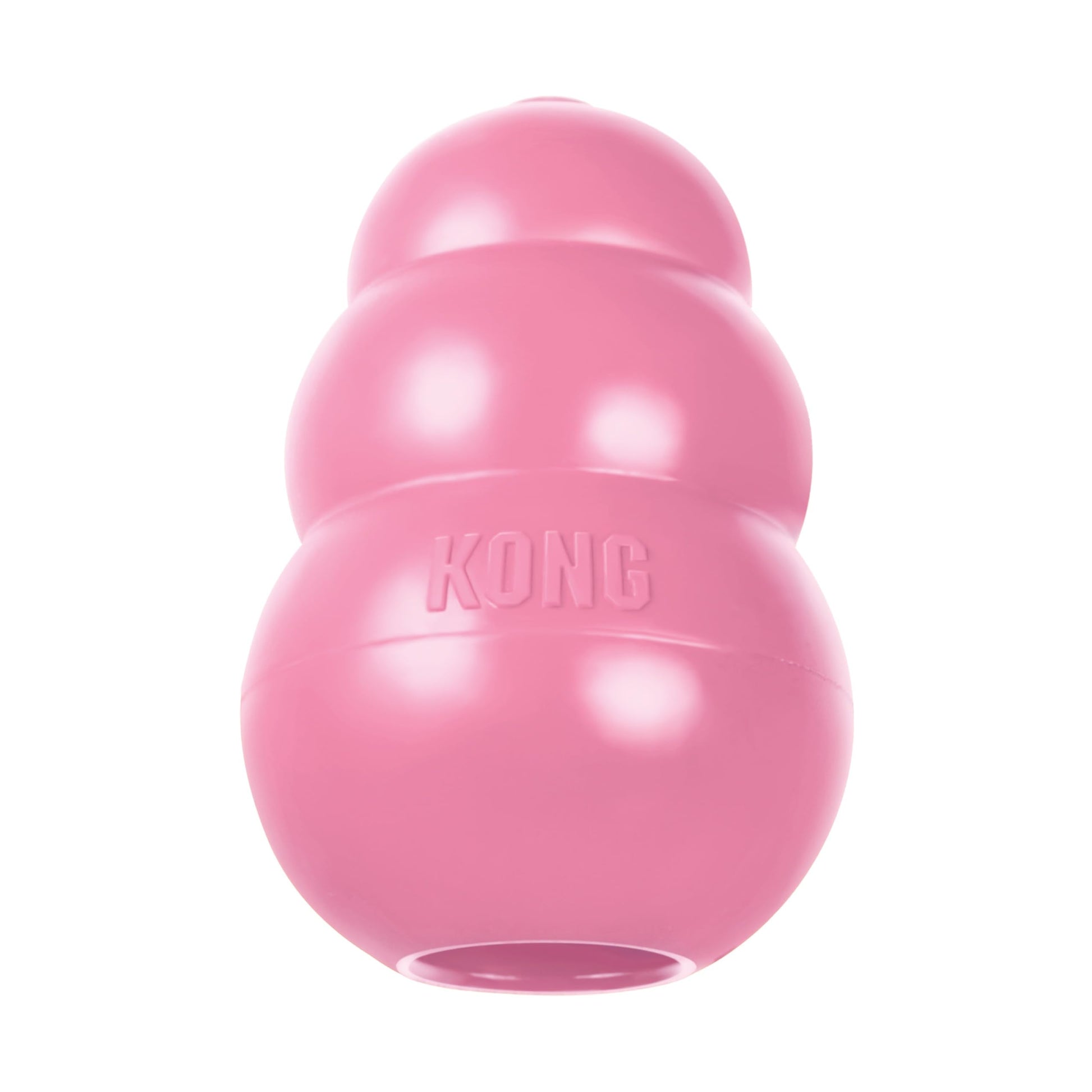 KONG Puppy - Natural Teething Rubber Chew Toy for Dogs - Stuffable Dog Toy for Extended Playtime - Chew &amp;amp; Fetch Toy for Puppies - for XS Puppies - Pink
