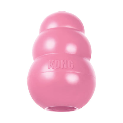 KONG Puppy - Natural Teething Rubber Chew Toy for Dogs - Stuffable Dog Toy for Extended Playtime - Chew &amp;amp; Fetch Toy for Puppies - for XS Puppies - Pink