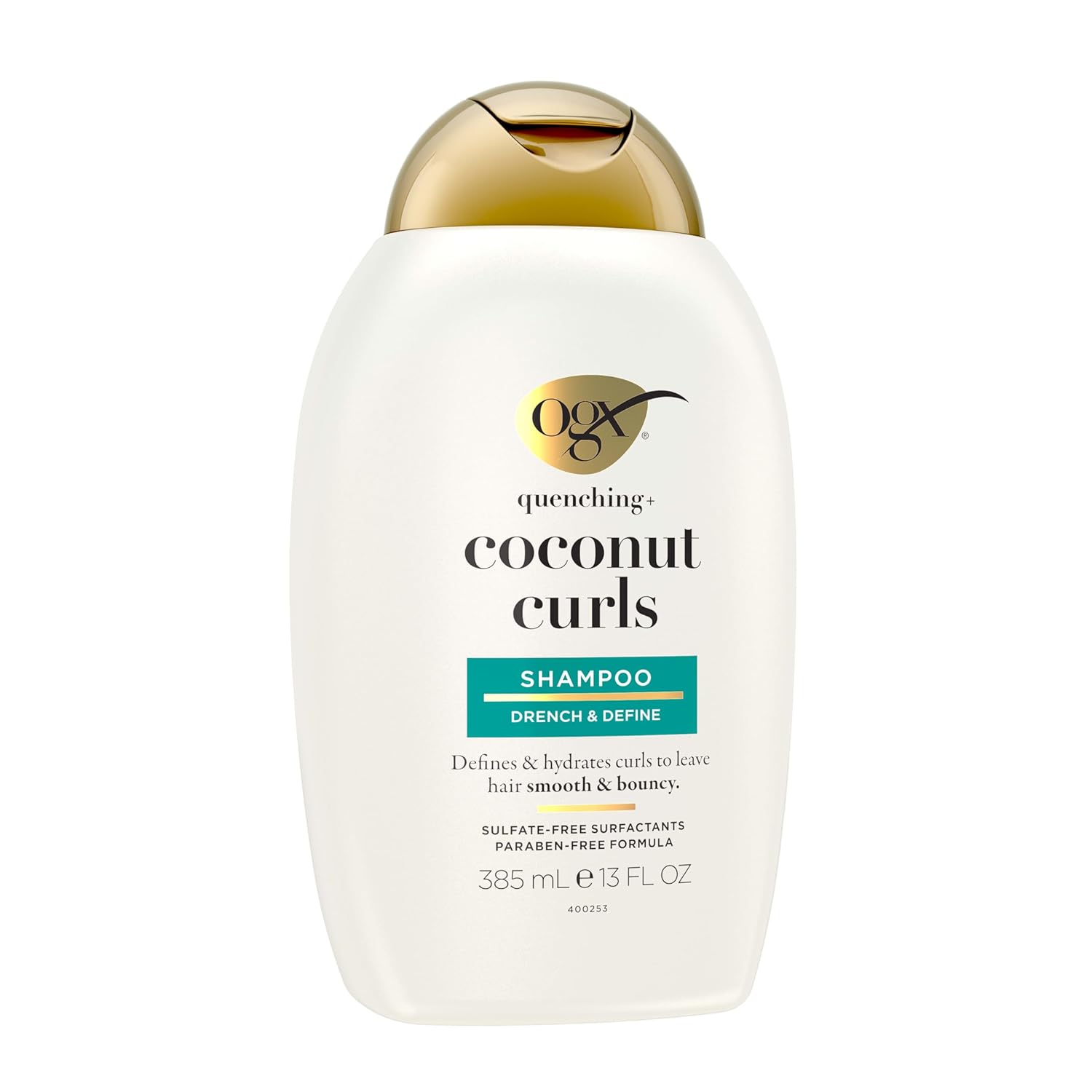 OGX_Quenching_+_Coconut,_Curl-Defining_Shampoo,_Hydrating_&_Nourishing_Curly_Hair_Shampoo_with_Coconut_Oil,_Citrus_Oil_&_Honey,_Paraben,_Sulfate-Free_Surfactants,_13_floz