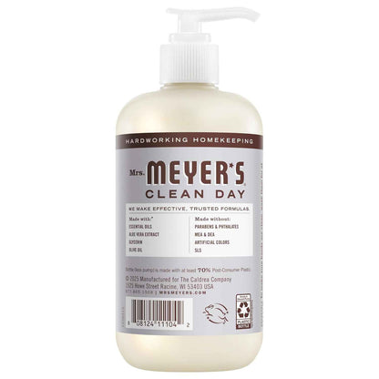 MRS. MEYER'S CLEAN DAY Hand Soap, Lavender Scent, 12.5 Fl Oz Bottle - 3 Pack