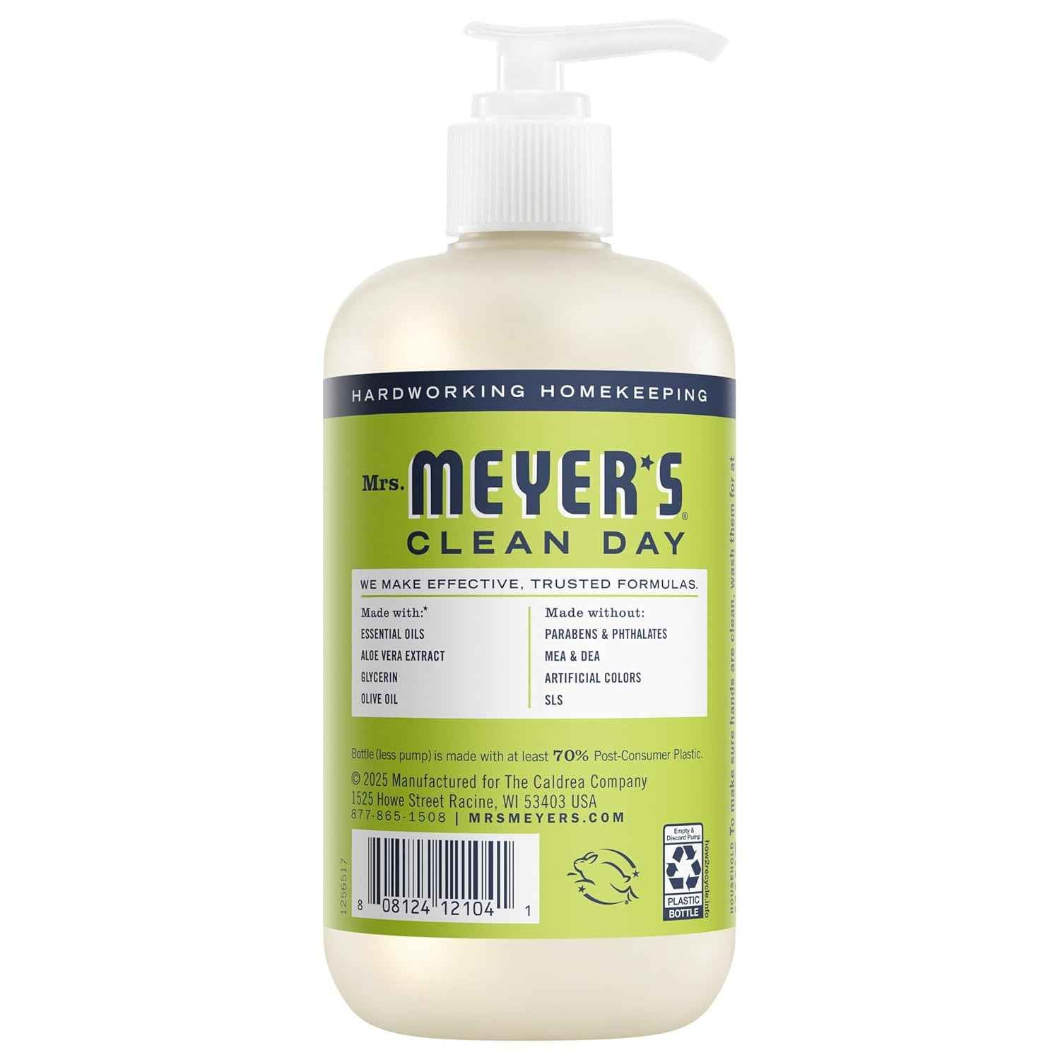 MRS. MEYER'S CLEAN DAY Hand Soap, 12.5 Fl Oz Bottle - 3 Pack