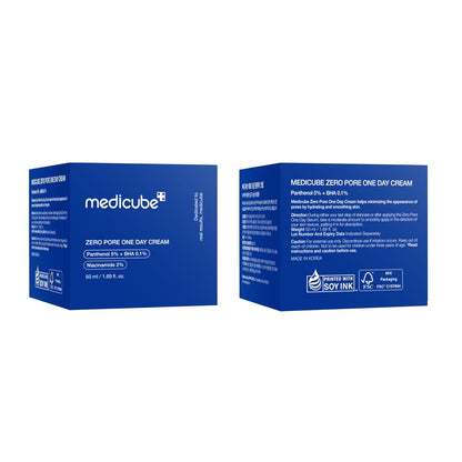 Medicube_Zero_Pore_One-Day_Cream_1.69_fl.oz_-_Visibly_Smaller_Pores,_Controls_Excess_Oil_-_Pore_Refining_Cream_with_Panthenol,_Salicylic_Acid,_and_Niacinamide_-_Korean_Skincare