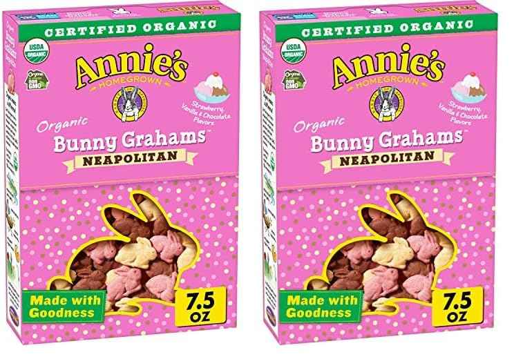 Annie's Organic Bunny Grahams Snacks, Neapolitan, 7.5 oz - Easter Day
