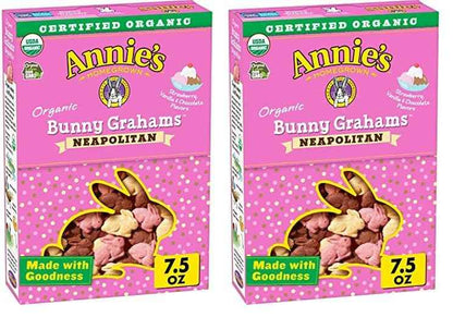 Annie's Organic Bunny Grahams Snacks, Neapolitan, 7.5 oz - Easter Day
