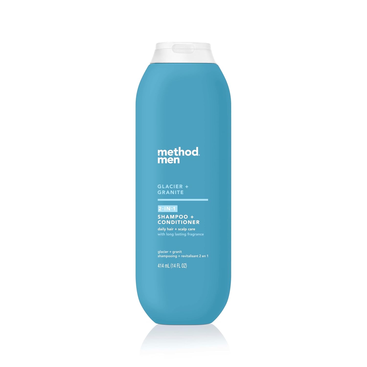 Method_Men_2-in-1_Shampoo_and_Conditioner,_Glacier_+_Granite_-_Cleans_and_Conditions_with_Argan_and_Jojoba_Oil_-_Made_without_Parabens_-_14_oz