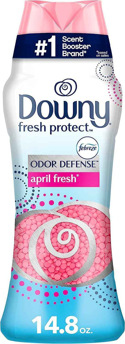 Downy Balance In-Wash Laundry Scent Booster Beads, Crisp Rain and Blue Eucalyptus scent, laundry scent beads, Long-lasting Freshness