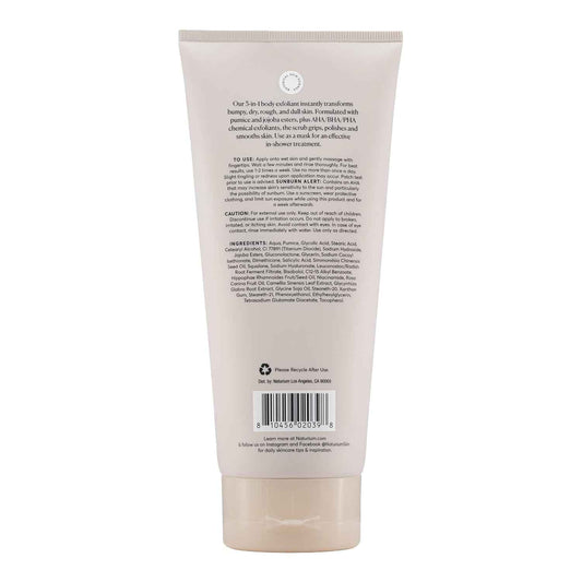 Naturium KP Body Scrub & Mask for Keratosis Pilaris, Bump Eraser Shower Scrub & Exfoliator for Skin, 8 oz