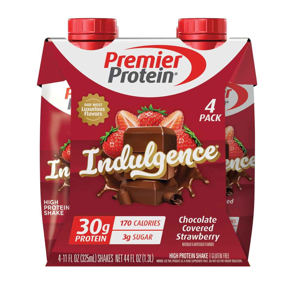 Premier Protein Shake INDULGENCE, 30g Protein, 170 Calories, 3g Sugar, 11.5 fl oz